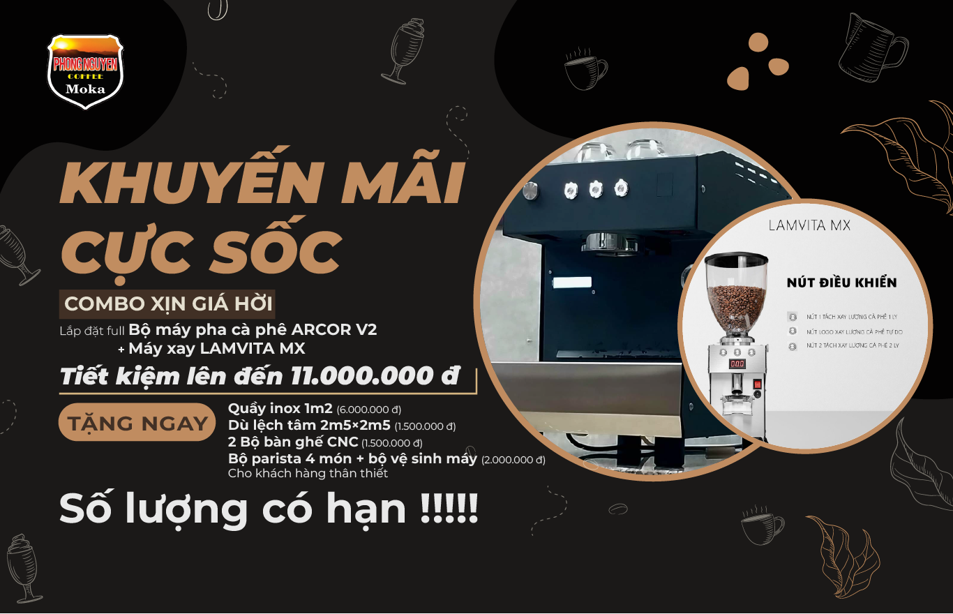 Khuyến mãi khi mua máy pha cà phê
