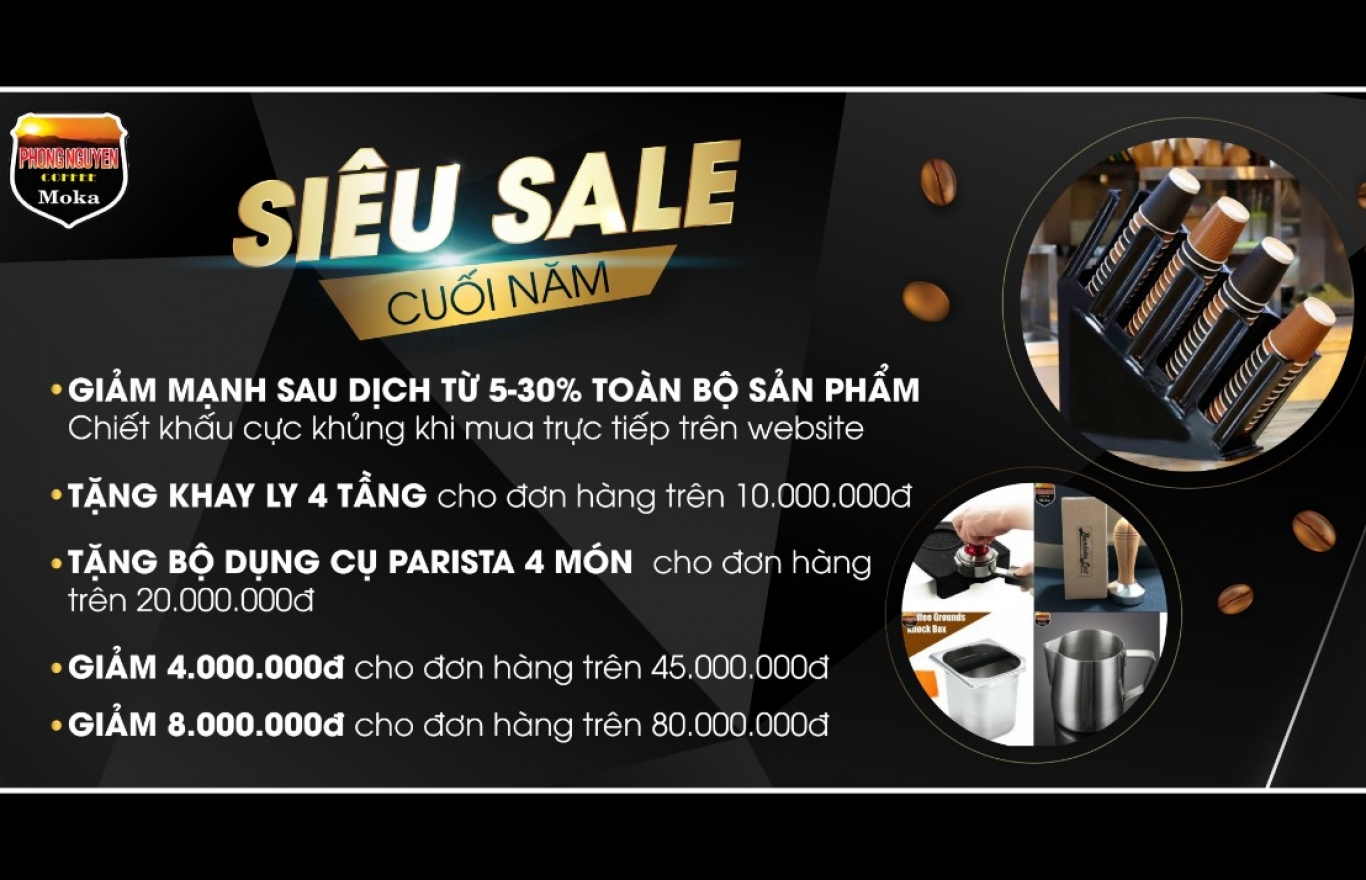 Siêu Sale Máy Pha Cuối Năm